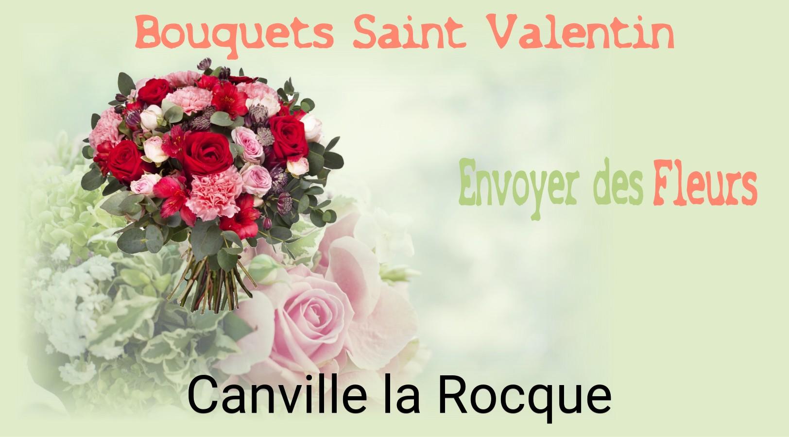Roses de Saint-Valentin livrées à Canville-la-Rocque
